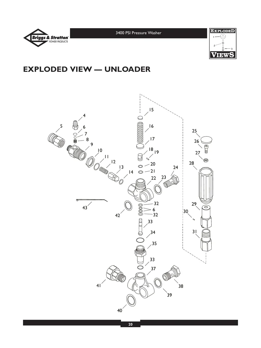 BRIGGS AND STRATTON, 01808, IPL.20